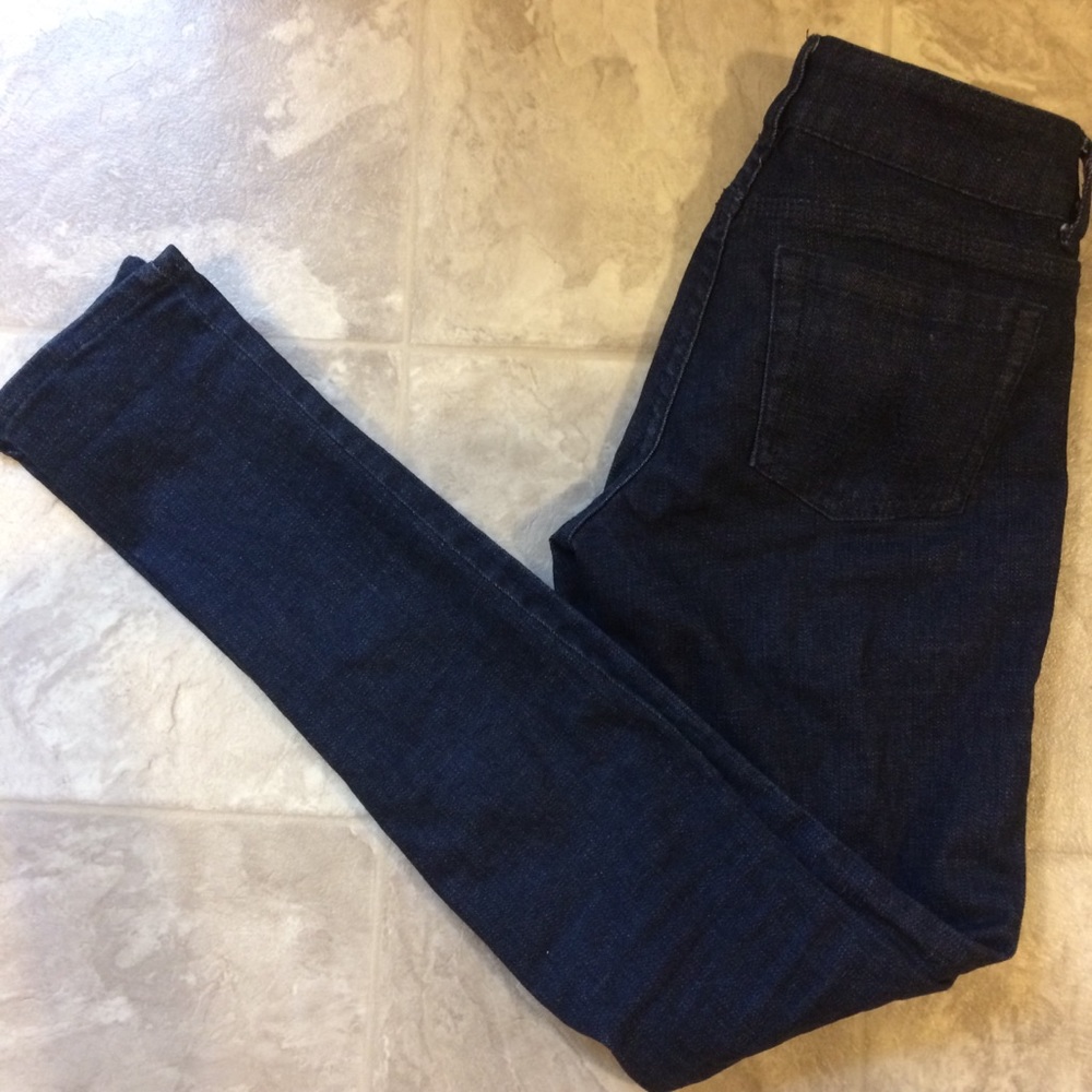 Women’s Skinny Jeans - Dark Blue Denim